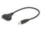 Переходник SATA - USB 3.0 DM-685 (0.3м, черный)