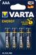 Батарейка AAA Varta Energy LR03 4 шт.