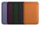 Чехол-бумажник для iPhone MagSafe Leather (фиолетовый) с анимацией