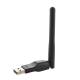 USB 2.0 WiFi адаптер с антенной 2,4 GHz (черный)