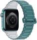 Ремешок Apple Watch 38/40/41мм Hoco WA07 Magnetic (бирюзовый/серый)