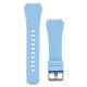 Ремешок для Samsung Gear S3 Frontier/ Gear S3 Classic/ Galaxy Watch 46 мм силиконовый (голубой)