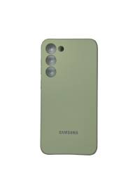 Чехол-кейс Samsung Galaxy S24 (S921) Silicone LogoCase (бежевый)